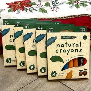 Sproutlings NonToxic Childrens Crayons Lot Soy Beeswax 40 Count Stocking Stuffer